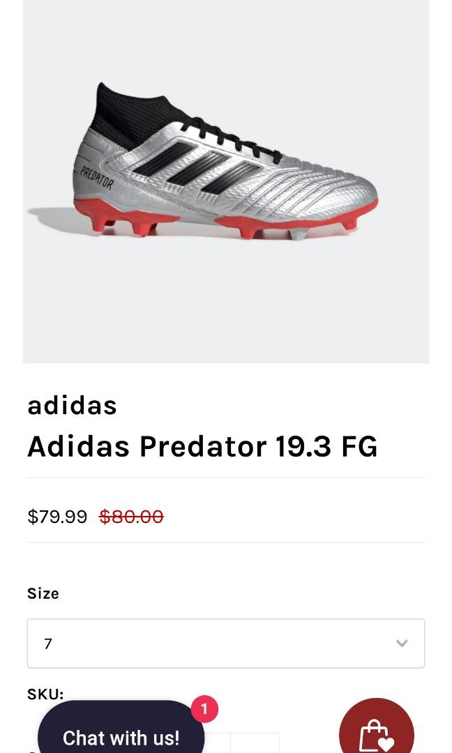 Adidas Predator 19.3 FG, Men's Fashion 