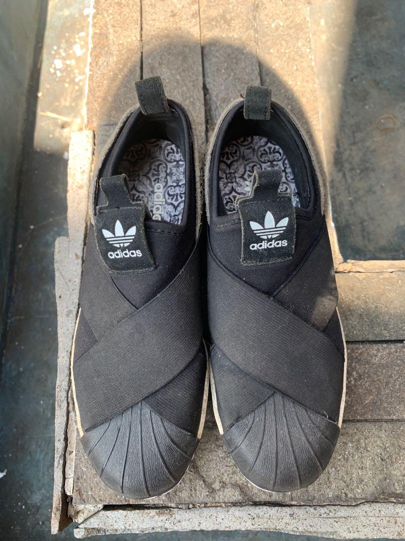 Adidas Superstar Slip On size 37 Fesyen Wanita Sepatu di Carousell
