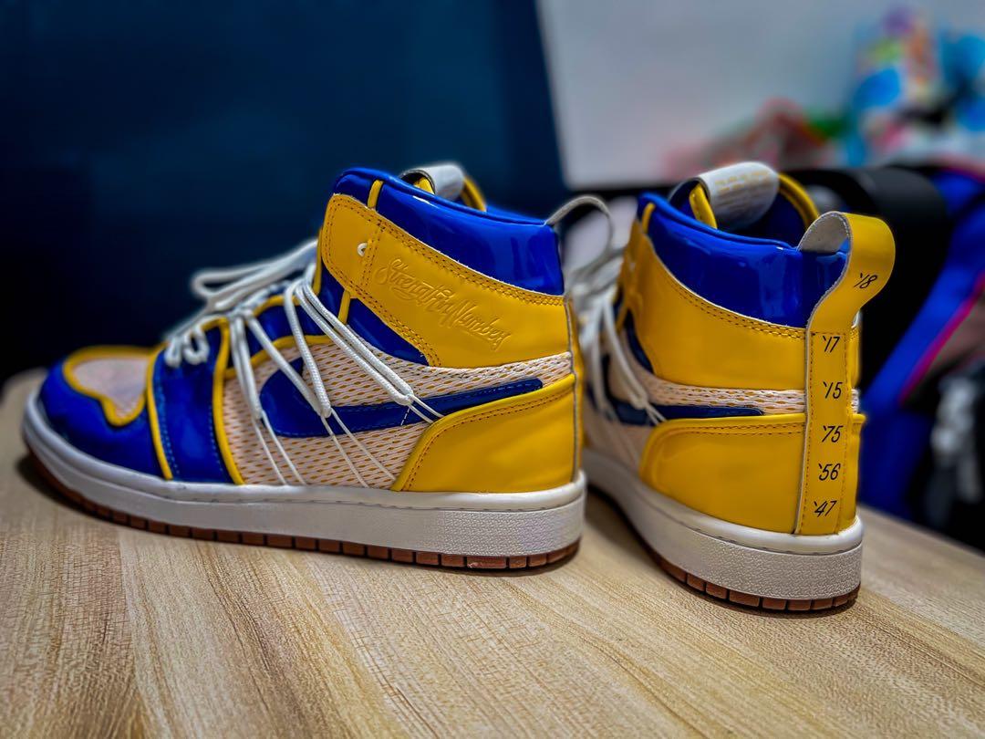 Buy The Shoe Surgeon x Air Jordan 1 High 'Golden State Warriors