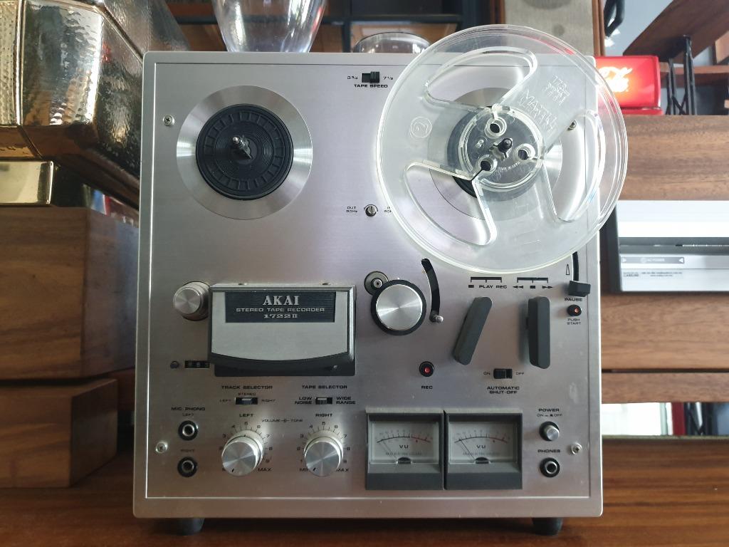 AKAI 1722 II STEREO REEL TO REEL TAPE PLAYER/RECORDER RETRO VINTAGE,  Hobbies & Toys, Music & Media, Music Accessories on Carousell