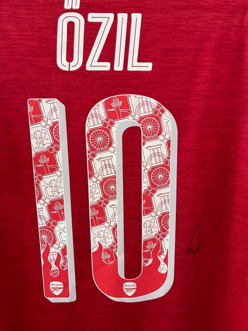 Arsenal Ozil signed jersey Singapore edition, Sports Equipment