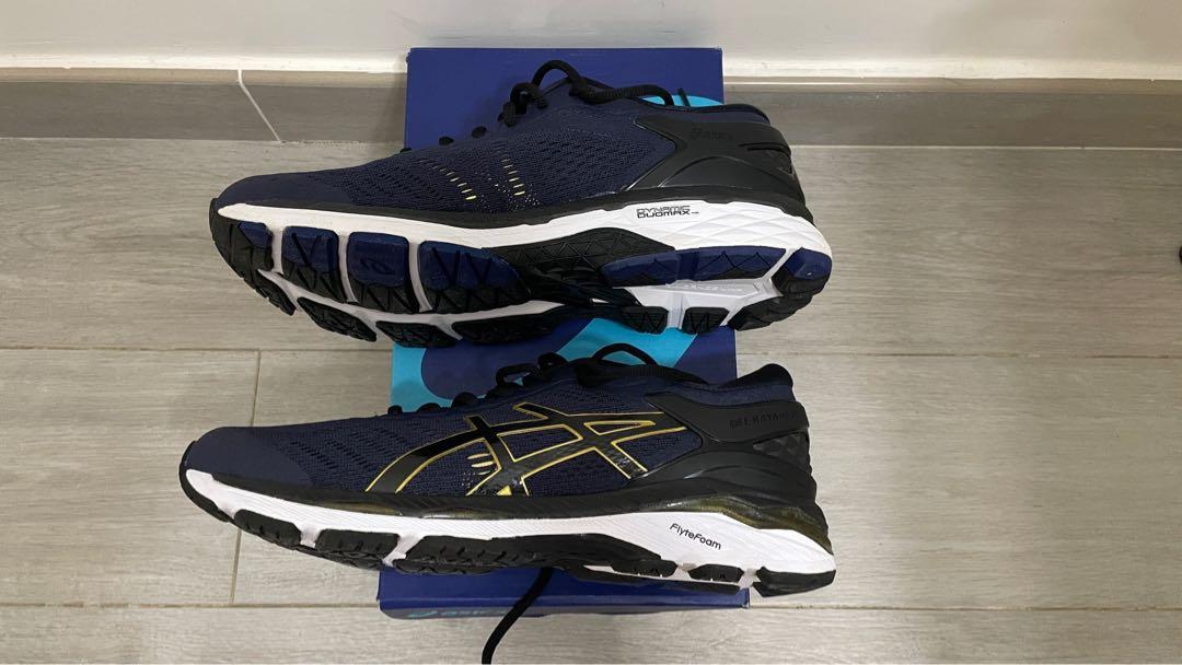 Asics Gel Kayano 24 Mens Peacoat Black Rich Gold