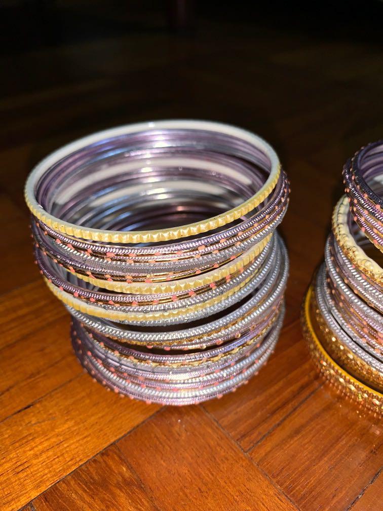 Assorted Bangles (Category: Other Accessories) located in Singapore. Submitted by seeeeet (Listing ID 1170084717, Image 3). Description: Assorted Bangles to be used on both arms. Used once for event. Everything for $10..