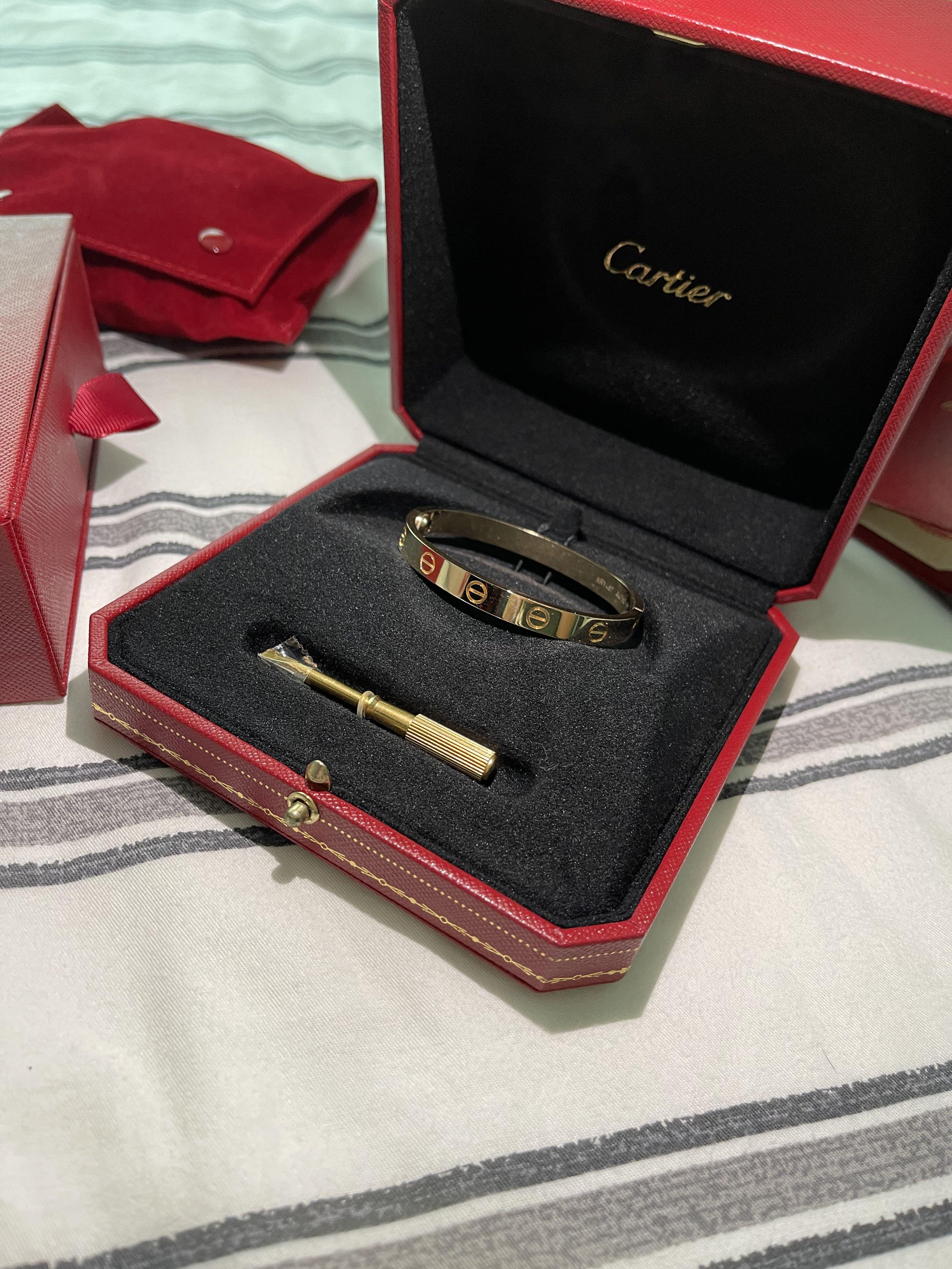 Cartier love bracelet unboxing top