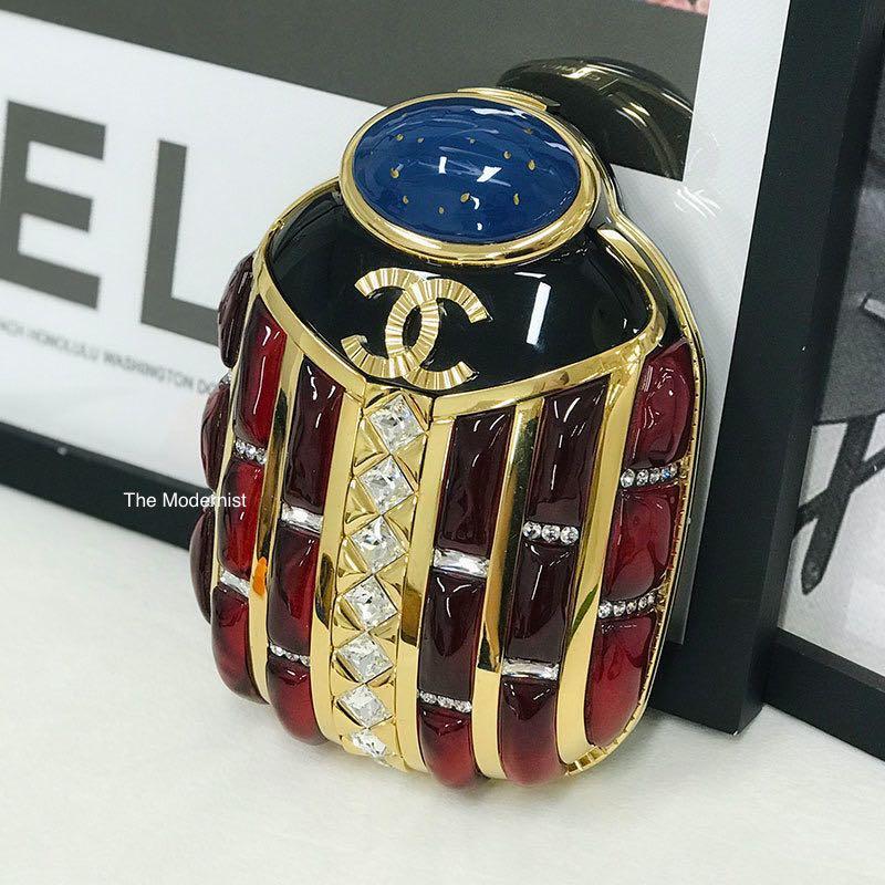 Authentic Chanel Scarab Egyptian Beetle Evening Bag