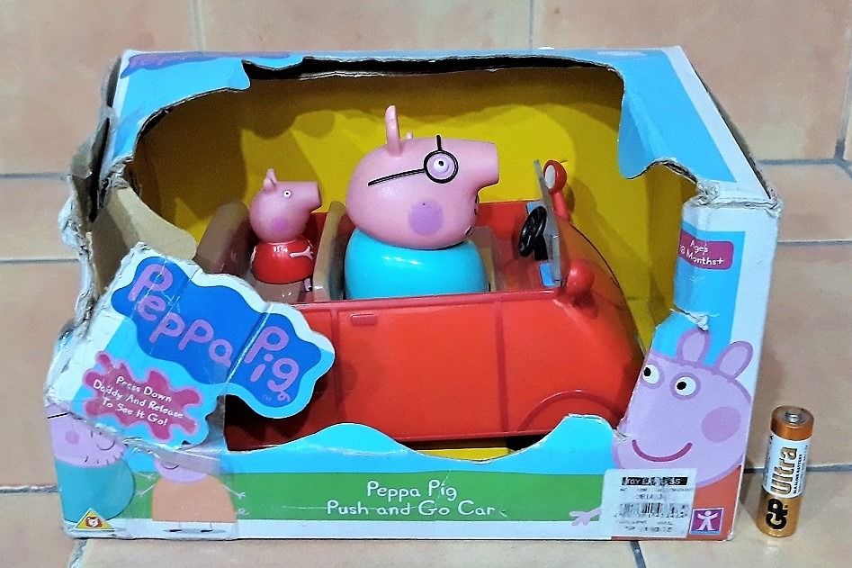 Peppa pig car push and go on sale