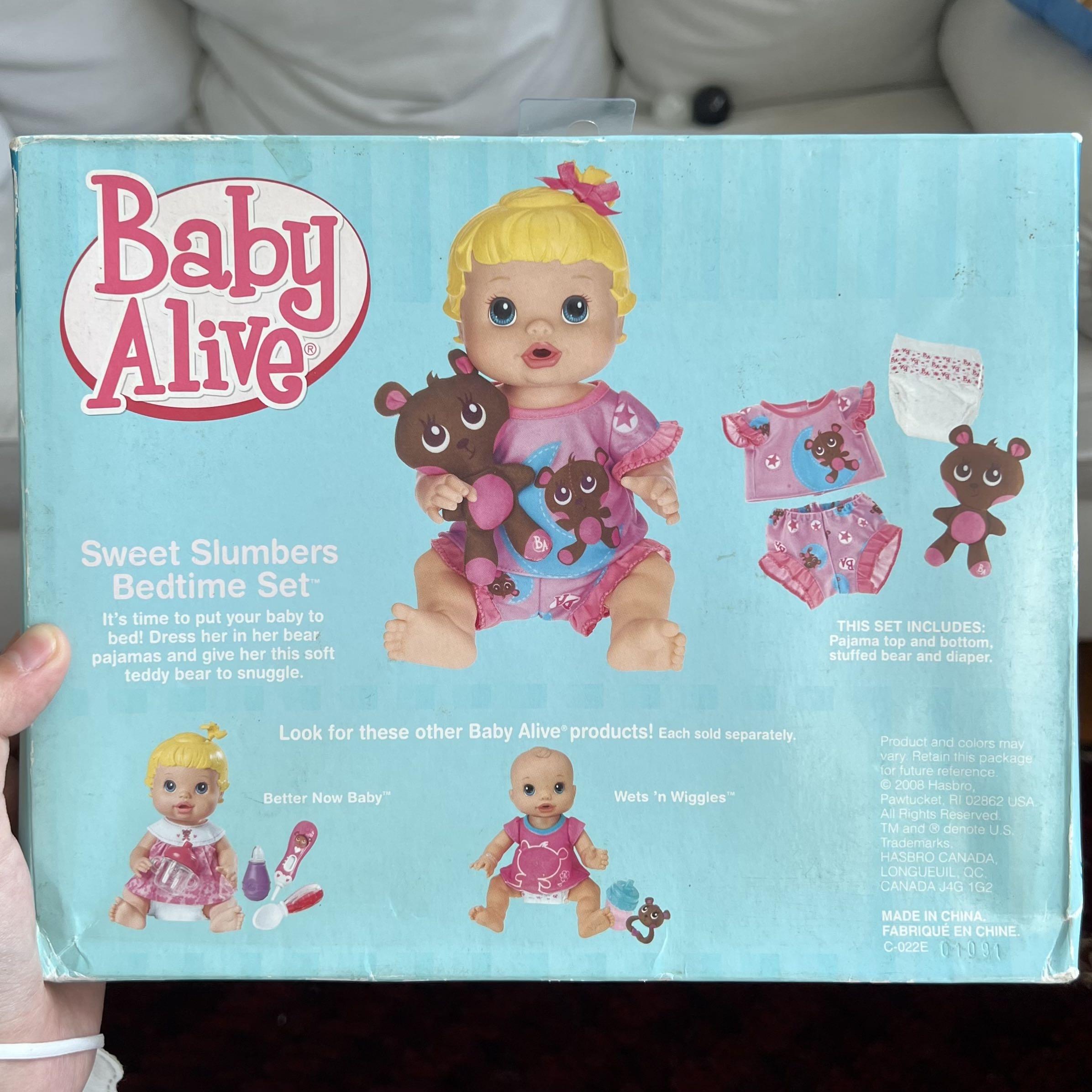 Baby Alive Sweet Slumbers Bedtime Set
