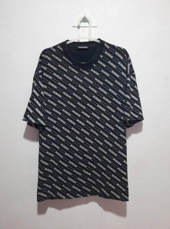 BALENCIAGA ALL OVER PRINT SHIRT Luxury Apparel on Carousell