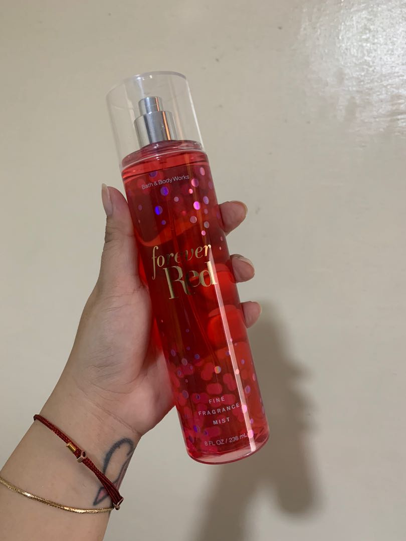 Red Bath And Body Works Forever Red Body Mist Review Bath And Body