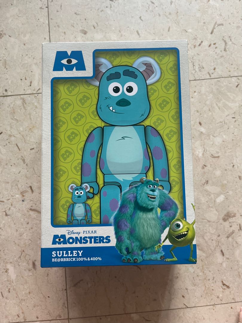 Bearbrick Monster Inc Sully 400% +100%, Hobbies & Toys, Toys & Games on