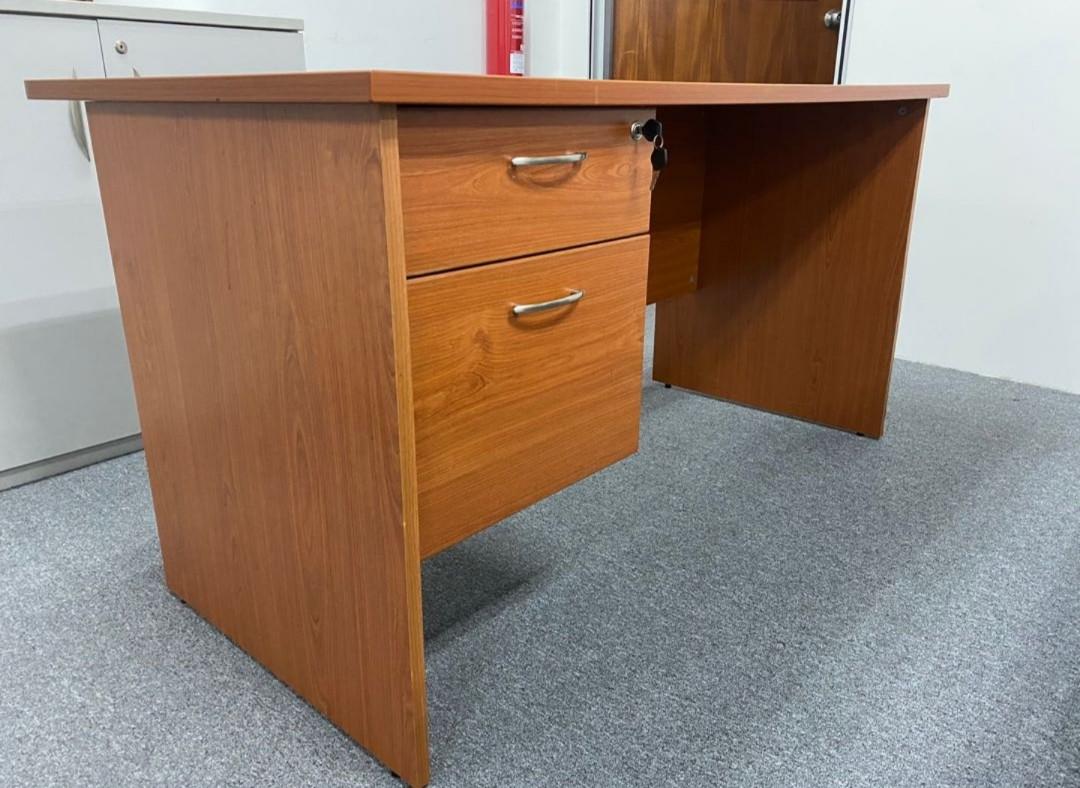 Big size wooden office table, Furniture & Home Living, Furniture