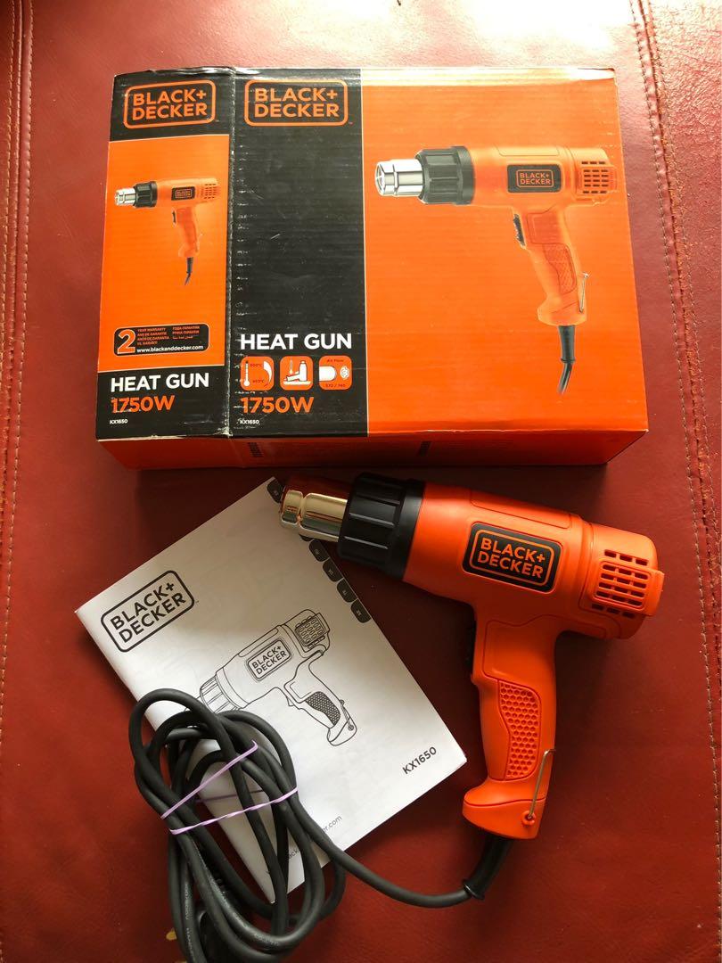 Black & Decker KX1750 Heat gun (1750w), 傢俬＆家居, 其他, 家居改善及收納用品 Carousell