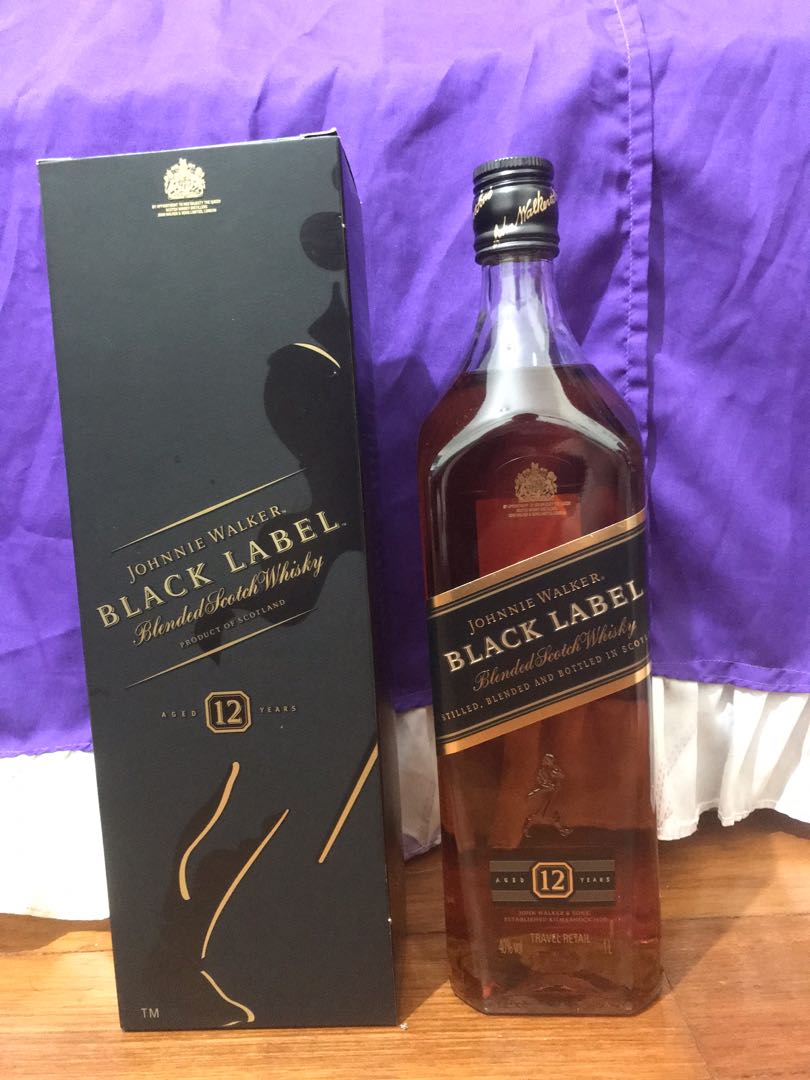 Black label 1L, Food & Drinks, Alcoholic Beverages on Carousell
