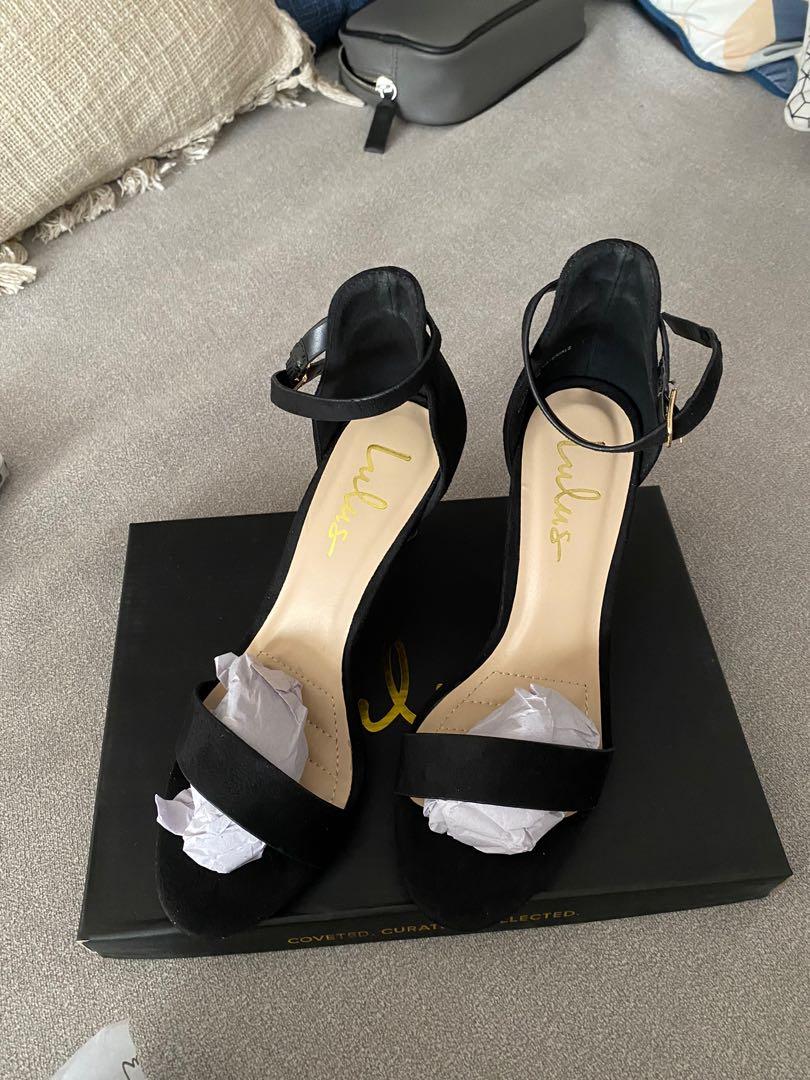 BN Lulus Black strappy heels: 3 inch, Women's Fashion, Footwear, Heels on  Carousell