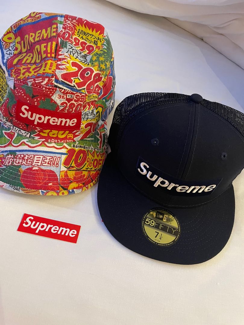 Brand new Supreme Box logo mesh black New Era cap, Men's Fashion, Watches Accessories, Caps Hats on Carousell Brand new Supreme Box logo mesh black New Era cap, Men's Fashion, Watches Accessories, Caps Hats on Carousell