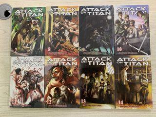 (BrandNew) Attack on Titan Viva Psicom Philippine Edition Tagalog Manga (Volume 7-14)
