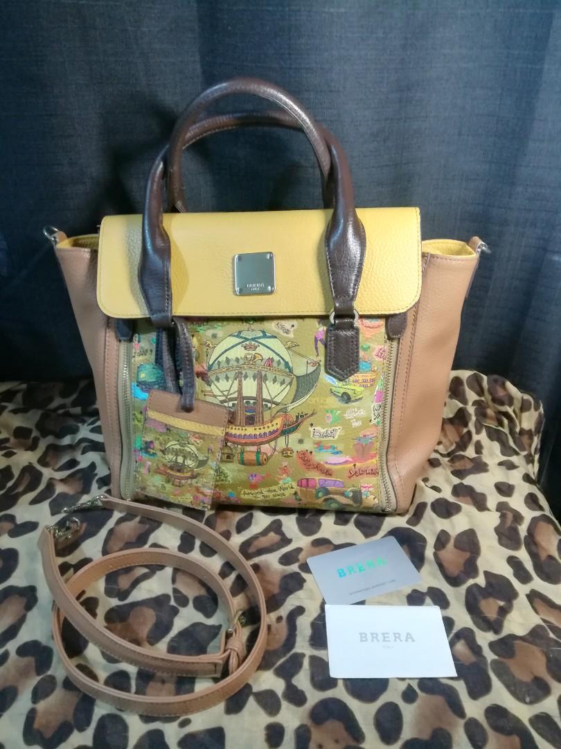 AUTHENTIC BRERA ART FEVER HANDBAG - MADE IN ITALY, Luxury, Bags & Wallets  on Carousell