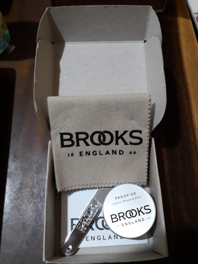 Brooks England Leather Saddle Care Kit- PROOFIDE 30ml + Wrench