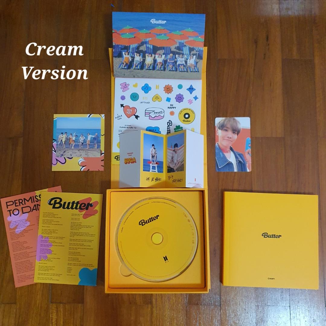 BTS Butter Album Peaches and Cream Version, Hobbies & Toys, Memorabilia
