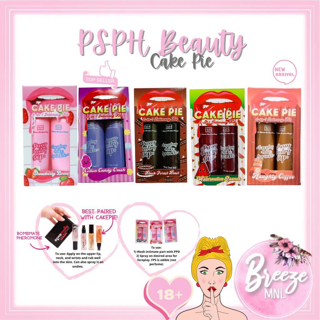 Cake Pie 2in1 Intimacy Kit Feminine Wash + Edible Spray Set, Beauty & Personal Care, Sanitary