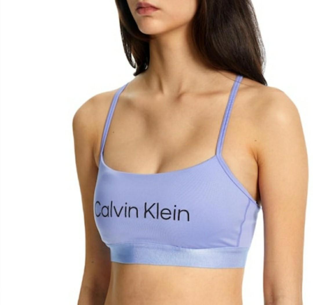 Calvin Klein Sports Bra, Women's Fashion, Activewear on Carousell