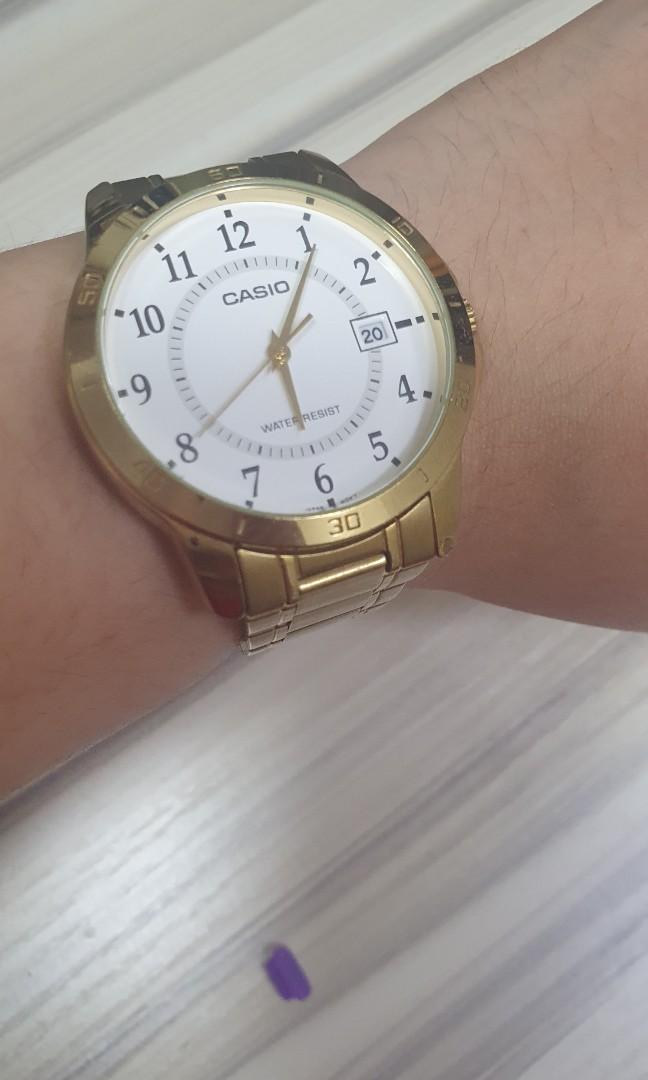 Casio Gold Ladies Watch Big Face, Women's Fashion, Watches