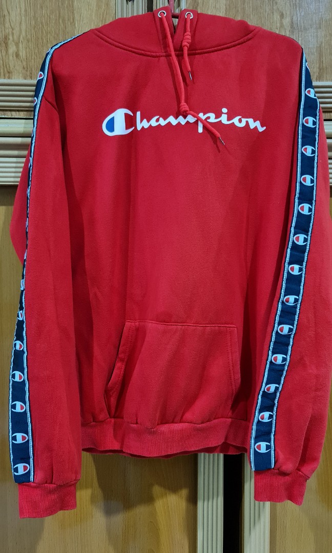 Champion Side Tape Hoodie Men s Fashion Coats Jackets and