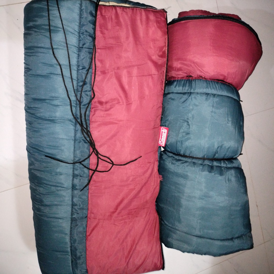 Coleman Sleeping Bag, Sports Equipment, Hiking & Camping on Carousell