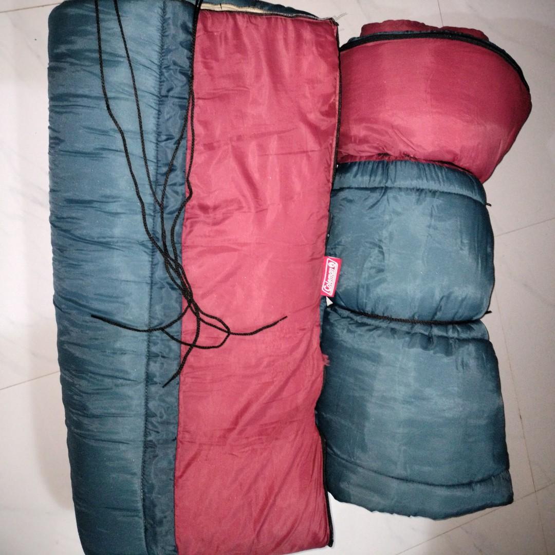 Coleman Sleeping Bag, Sports Equipment, Hiking & Camping on Carousell