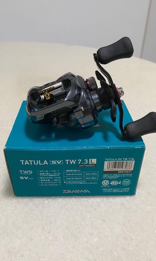 Daiwa 17 Tatula SV TW 7.3L Left Baitcasting reel 7.3:1 very good