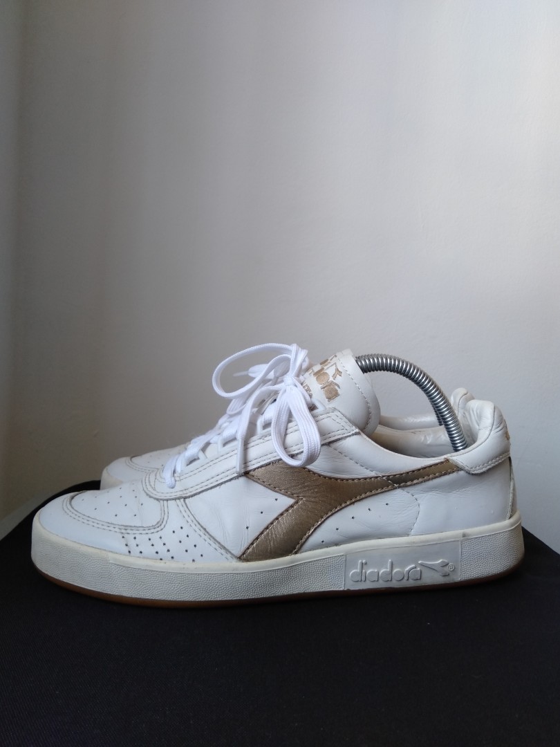 Diadora Heritage Borg Elite Gold White Men s Fashion Footwear