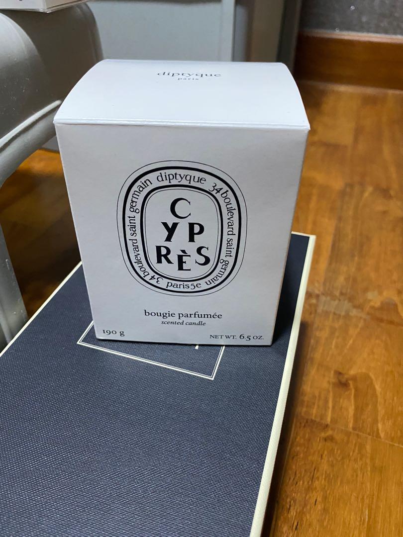 Diptyque candle CYPRES, Furniture & Home Living, Home Fragrance on Carousell