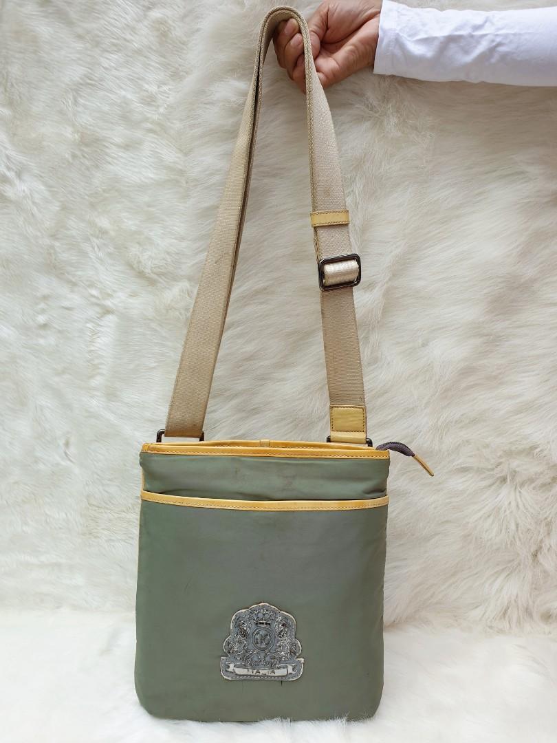 Dolce Gabbana Tas Selempang Sling Bag Nylon mix Kulit Asli Pria Second Preloved Branded Thrift Fesyen Pria Tas Dompet Tas Selempang di Carousell