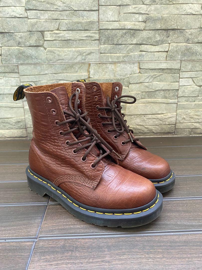 Dr Martens Pascal Croc Boots Women s Fashion Footwear Boots on