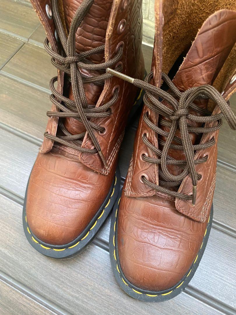 Dr Martens Pascal Croc Boots Women s Fashion Footwear Boots on