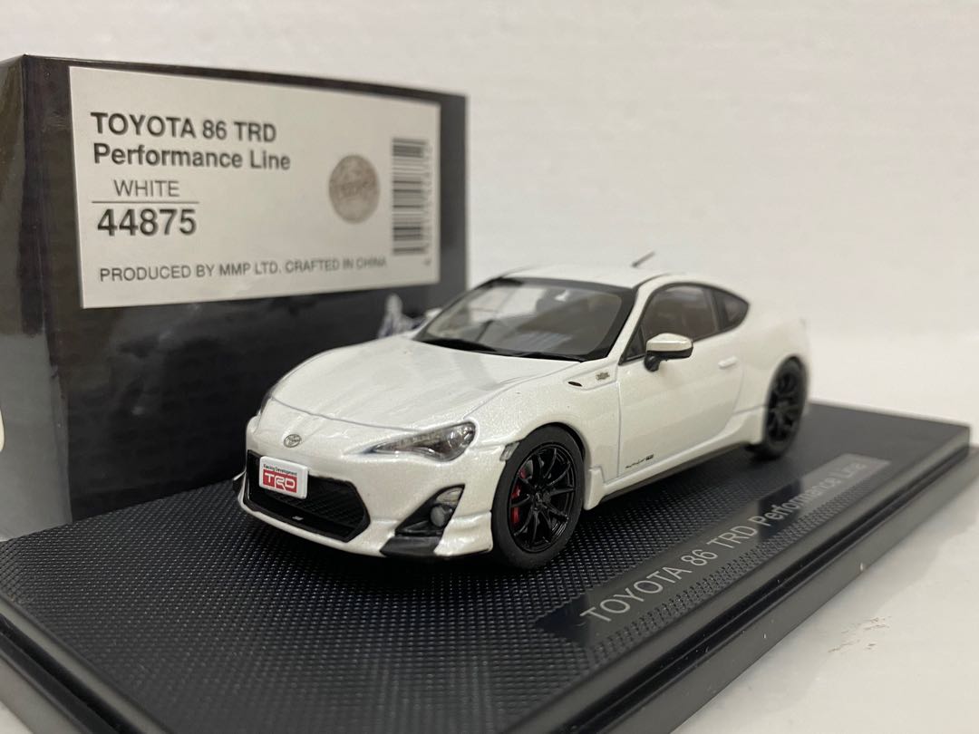 EBBRO 1/43 TOYOTA 86 ゆるめん TRD Performance Line White エブロ トヨタ ZN6 ホワイト カスタム