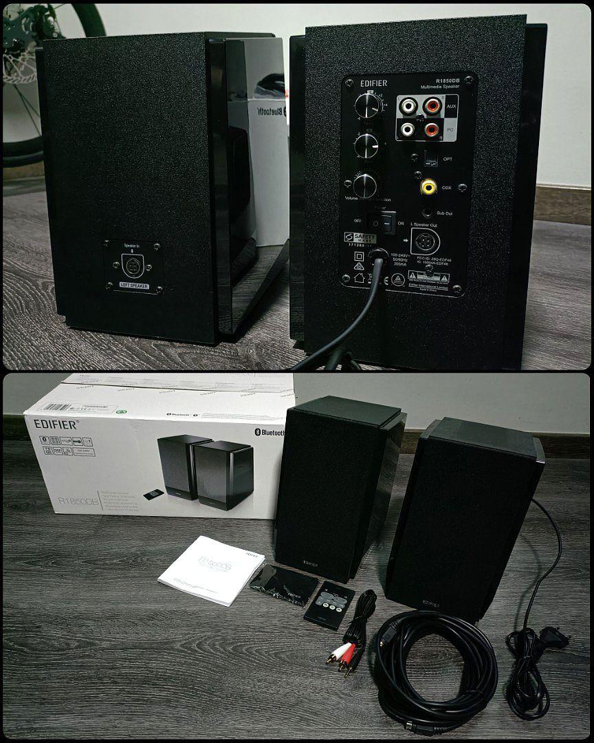 Edifier R1850DB active bookshelf studio speakers with subwoofer out Bluetooth speakers, Audio