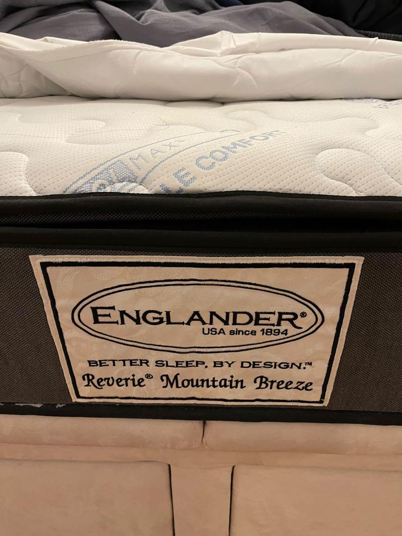 Englander King Mattress, Furniture & Home Living, Furniture, Bed Frames