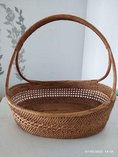 Atah material basket with handle - Multi purpose