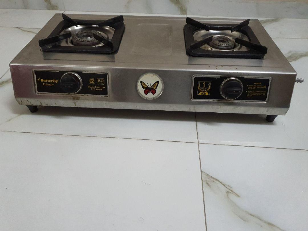 Butterfly friendly top gas stove