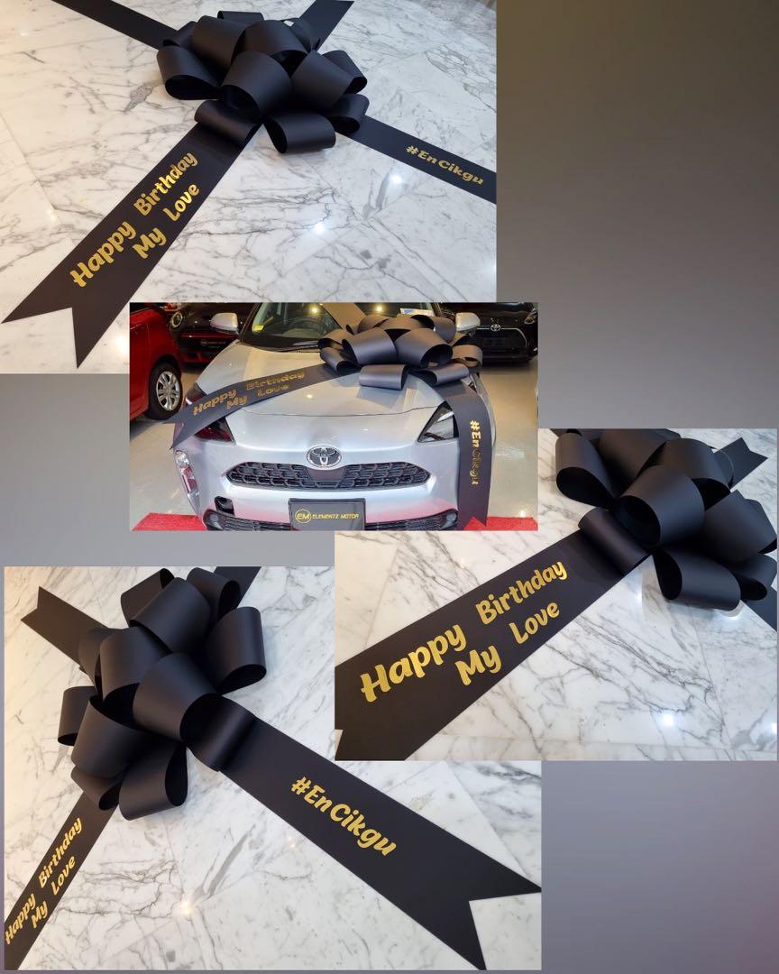 Giant size bow / ribbon for car decor, Hobbies & Toys, Stationery ...