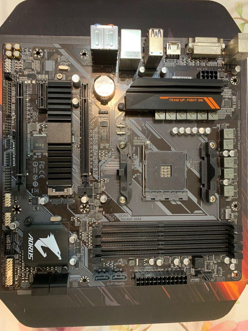 Gigabyte b450 hotsell aorus m motherboard
