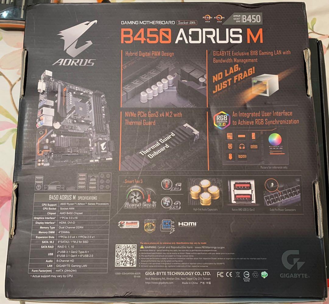Gigabyte b450 aorus m shop socket am4