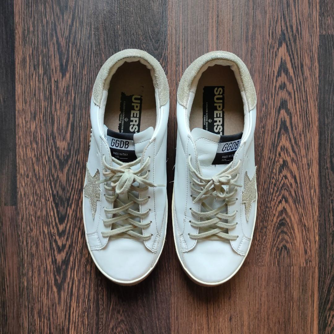 GOLDEN GOOSE SUPERSTAR GGDB SNEAKER White Rose Gold Men s Fashion Footwear Sneakers on Carousell