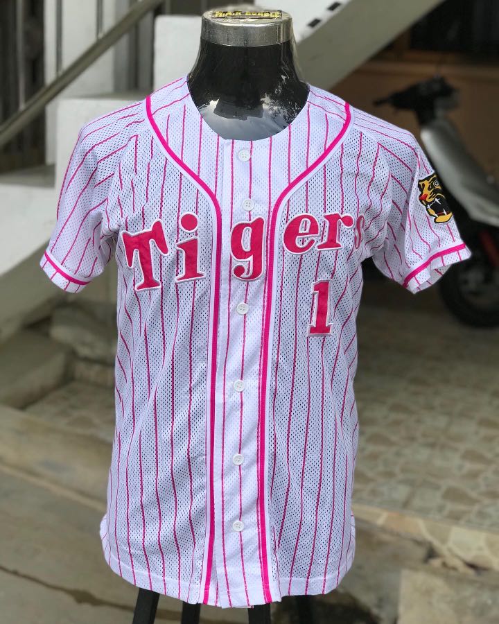 Hanshin Tigers Baseball Jersey Men s Fashion Tops Sets