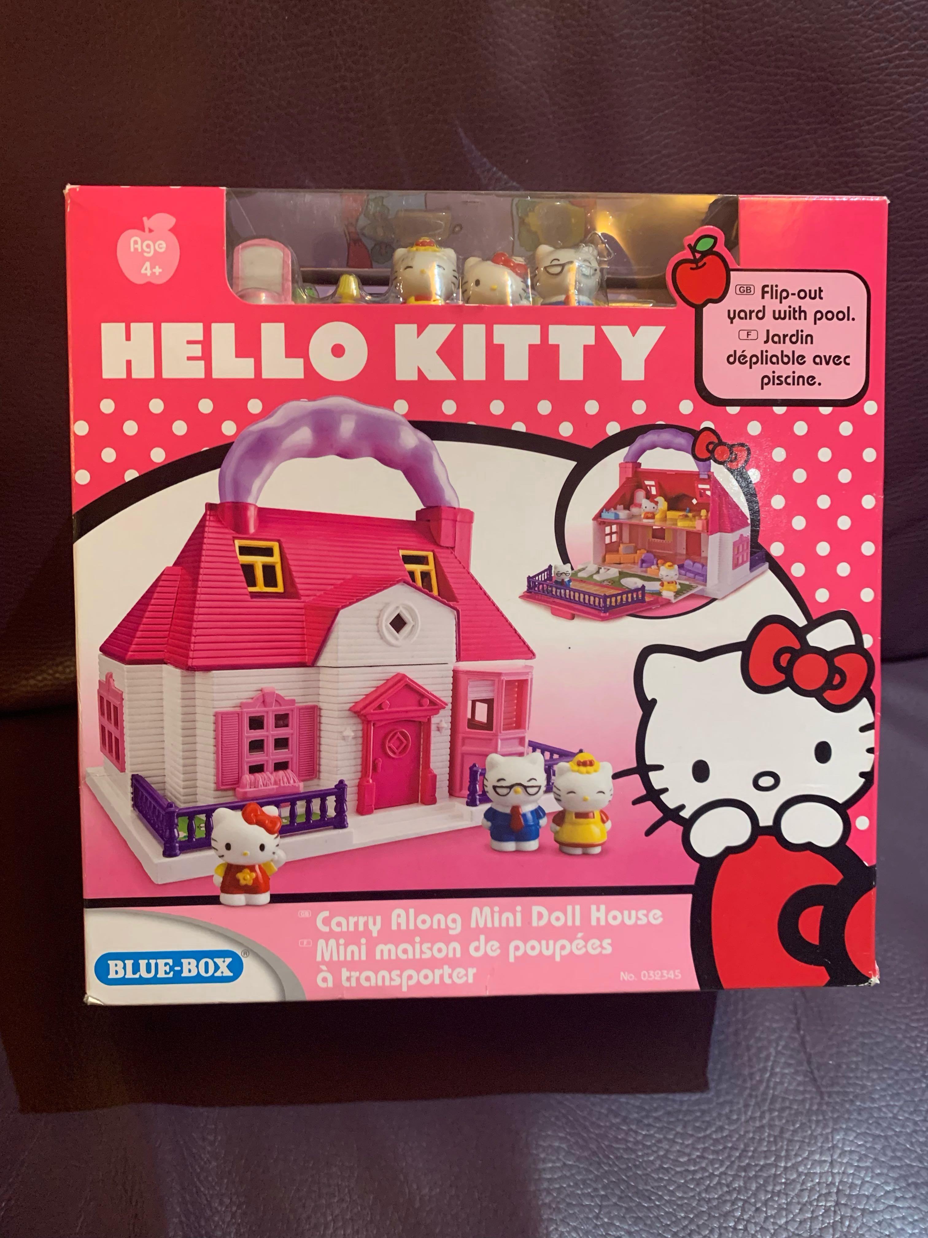 Hello kitty carry along mini doll house best sale