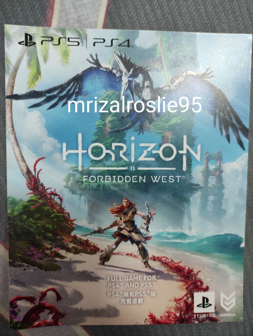Horizon forbidden west ps4&ps5 Redeem code, Video Gaming, Video Games ...