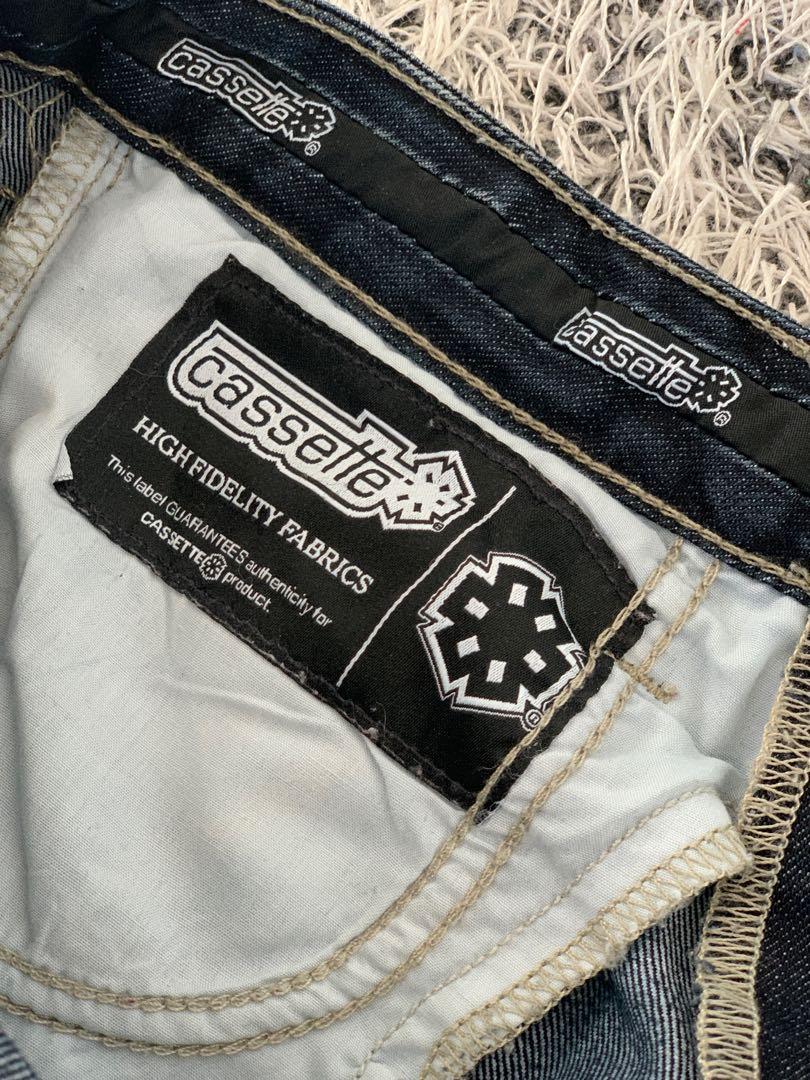 HOUSE OF CASSETTE lowrise denim jeans y2k baddie, Women's Fashion