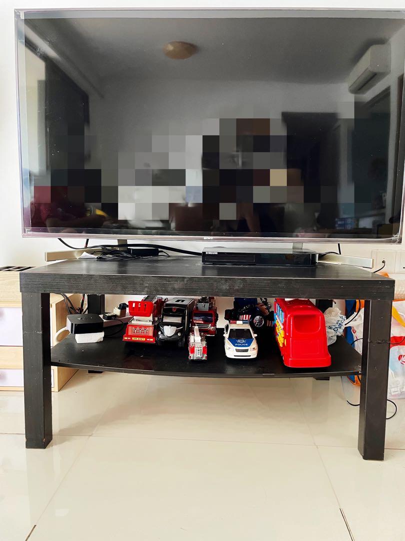 IKEA LACK black TV Console / coffee table, Furniture & Home Living