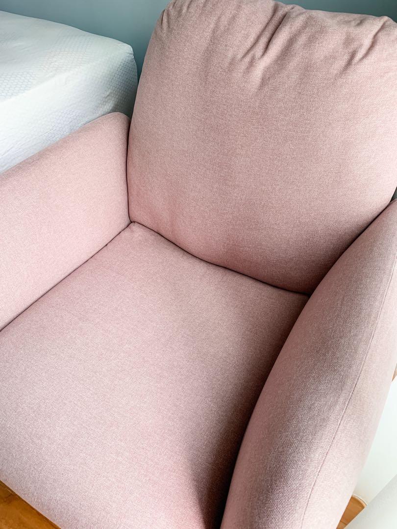 Ikea pink 2025 recliner